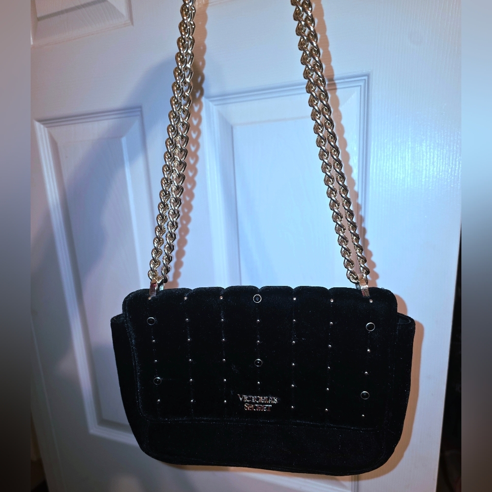 Rare! Vintage Victoria Secret Velvet Studded Bag
